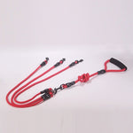 Pet Dog Leash Nylon Rope Double Dual Two Heads Dogs Leash 2 Way Coupler Walk Two and More Dogs Collars Harness Leads Dog Leashes