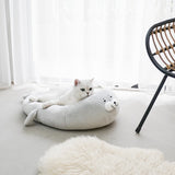Funny Hot Dog Bed Pet Lounger Doggie Bed Kennel Cat Puppy Warm Soft House Warm Sofa Mat Basket Blanket Hotdog Beds Sleeping Bag