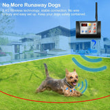 Dog Fence Wireless &amp; Training Collar Outdoor 2-in-1 Electric Wireless Fence Waterproof Reflective Stripe Harmless for All Dogs