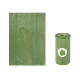Dog Poop Bags Bio Degradeable Environmental Protection Pet Trash Bags 23cmx33cm Green Garbage Bag Pet Product 15pcs/roll