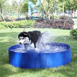 Foldable Round Swimming  Pool Big-Size Collapsible 4 Seasons Pet Dog Swimming House Bed Summer Pool
