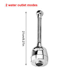 3 Modes Aerator Faucet Water Saving Filter High Pressure Spray Nozzle 360 Degree Rotate Flexible Aerator Diffuser