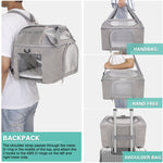 Dog Backpack Breathable Pet Carrier Bag Airline Approved Transport Bag For Small Dogs