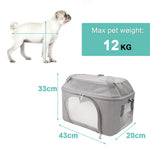 Dog Backpack Breathable Pet Carrier Bag Airline Approved Transport Bag For Small Dogs