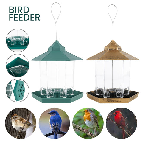 New Hanging Wild Bird Seed Feeder Bird Feeding Tool Garden Paddock Outdoor Decoration Pet Supplies Bird Tableware Bird Feeder