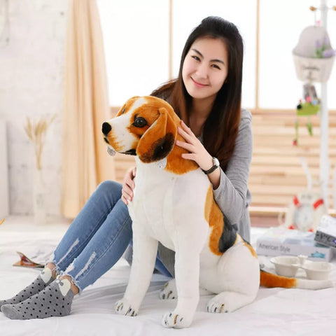 Simulation Wolf Dog Giant Big Size Beagle Dog Plush Toy Realistic Stuffed Animals Dog Gift For Children Home Decor Pet Store