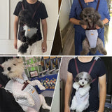 Cuby Pet Dog Double Shoulder Portable Travel Backpack Outdoor Pet Dog Carrier Bag Pet Dog Front Outing Breathable Dog Walking