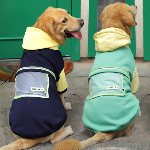 HOOPET Thick Hoodie Jacket For Medium Large Dogs Labrador Autumn Winter Warm Clothes Fashion Overalls For Pet Dog Coat Suppliers