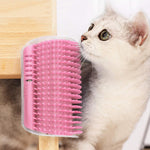 Cat Scratcher Brush Corner Cat Massage Self Groomer Comb
