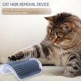 Cat Scratcher Brush Corner Cat Massage Self Groomer Comb