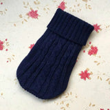 Warm   Knitted Sweater For pet  also Clothes Solid Color Jumper